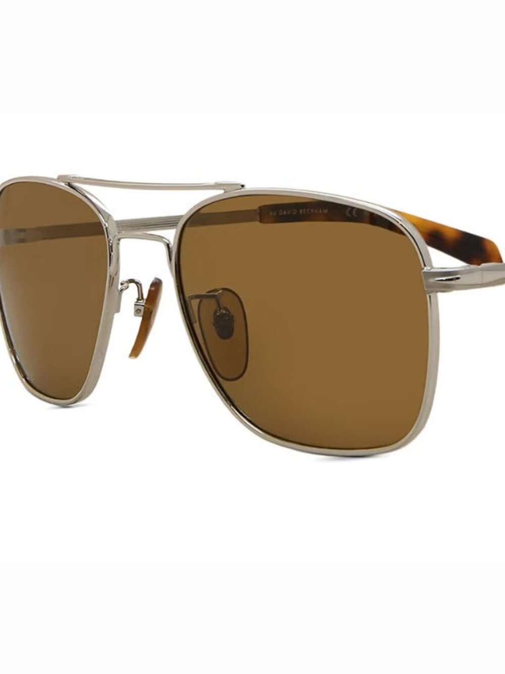 David Beckham 7019S-0010 Square Palladium Frame / Brown Lenses Sunglasses